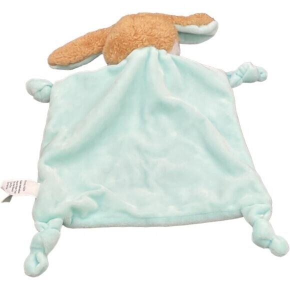 Happy Go Fluffy My 1st Easter Bunny Lovey Soft Baby Blanket Plush Toy Rattle - Picture 4 of 5